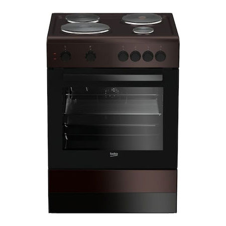 Beko Ηλεκτρική Κουζίνα 65lt με εστίες Εμαγιέ FSM 66001 GBR